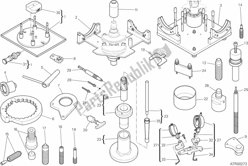 Todas las partes para 01a - Herramientas De Servicio De Taller de Ducati Superbike 1199 Panigale S ABS 2013